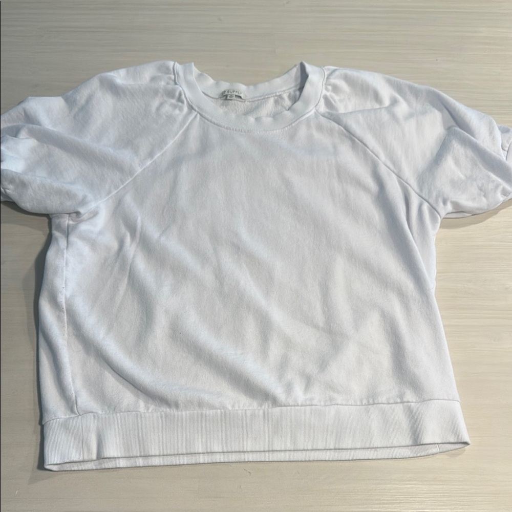 Z Supply puffed sleeved short sleeve sweatshirt—like new